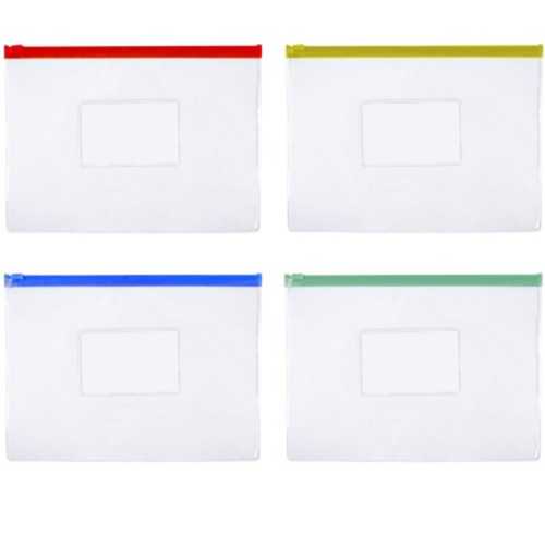 Папка с цип A5 Прозрачна PVC