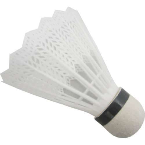 Перце за федербал PVC бяло - 12 броя