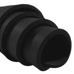 Постелка за гимнастика MAXIMA Черна 182x60x1 см NBR