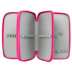 Ученически несесер MAXIMA с 3 ципа 21х13х6 см полиестер