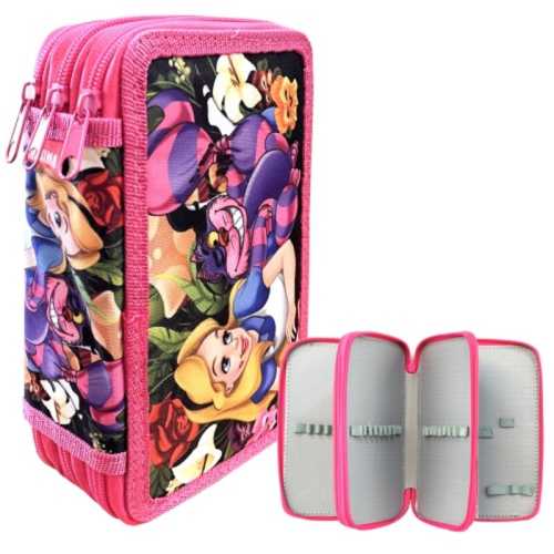 Ученически несесер MAXIMA с 3 ципа 21х13х6 см полиестер