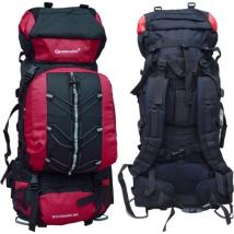 Туристическа раница Outlander 80L 2 в 1 Червена