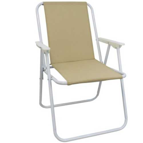 Сгъваем стол MAXIMA стоманена рамка textilene