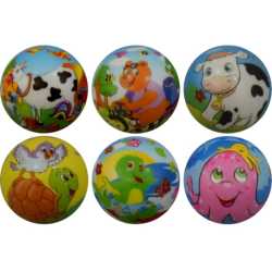 Детска топка MAXIMA 6 см от мека пяна с картинки