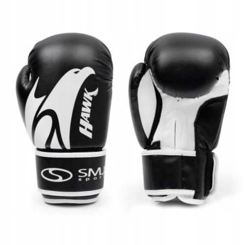 Тренировъчни ръкавици за бокс SMJ SPORT Hawk Черни 12 OZ