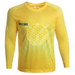 Вратарски екип MAXIMA детски жълт с черен 26-30 см полиестер