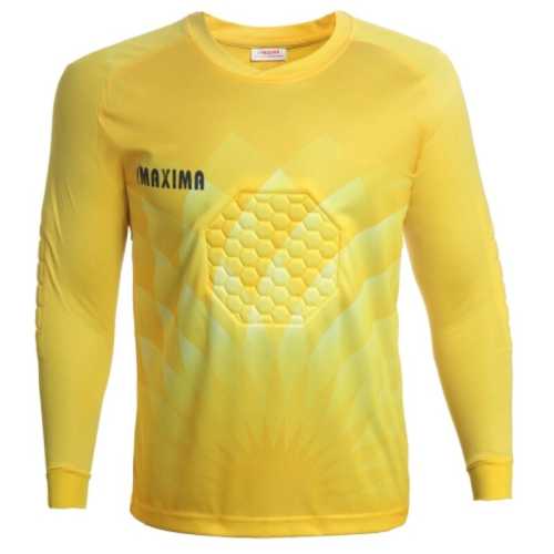 Вратарски екип MAXIMA детски жълт с черен 26-30 см полиестер