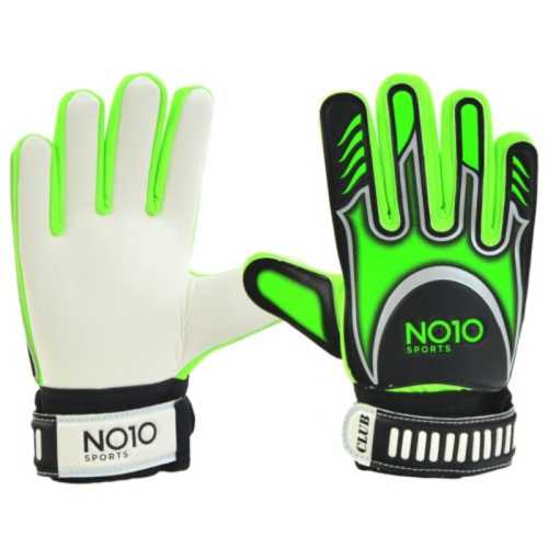 Вратарски ръкавици NO10 Club Green Размер 7 Negative Cut