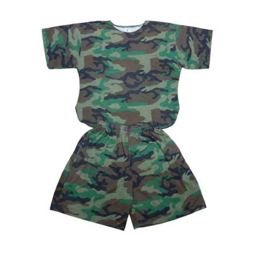 Комплект Тениска и шорти,за фитнес Камуфлаж