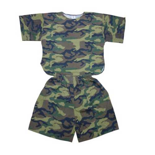 Комплект Тениска и шорти,за фитнес Камуфлаж