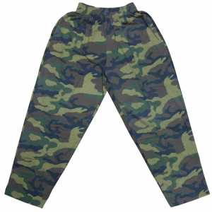 Фитнес панталон шалвари Камуфлаж зелен