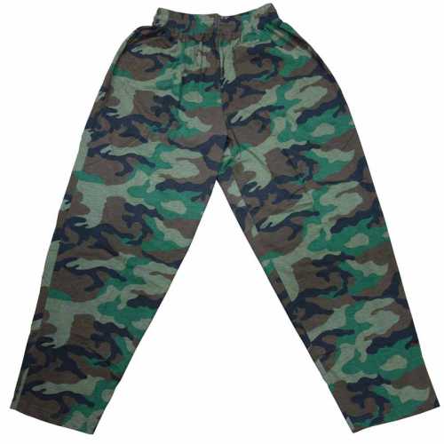 Фитнес панталон шалвари Камуфлаж зелен