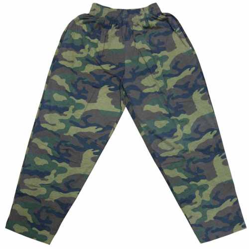 Фитнес панталон шалвари Камуфлаж зелен