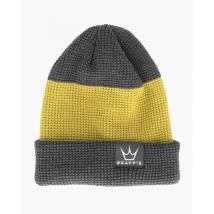 Зимна шапка Peaty's Pub AW23 PubWear Merino Beanie - Grey / Sour Lime