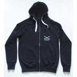 Суитшърт INVERT CHAIN SKULL BLACK HOODY