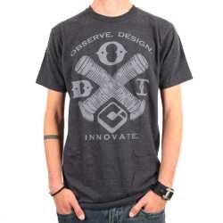 Тениска ODI Observe Heather Grey Large