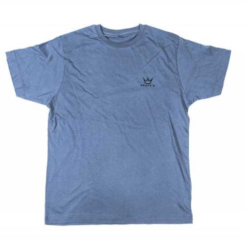 Тениска Peaty's Ride Wear Printed T-Shirt - Faded Denim