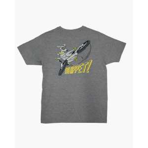 Тениска Peaty's Ride Wear RideWear - Whippet / Melange Grey