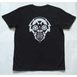 Тениска INVERT Chain Skull, Black