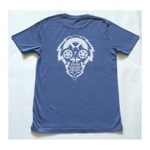 Тениска INVERT Chain Skull, Denim blue