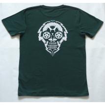 Тениска INVERT Chain Skull, Green