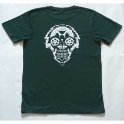 Тениска INVERT Chain Skull, Green