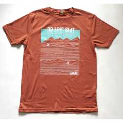 Тениска INVERT Epic Ride, Dark Orange