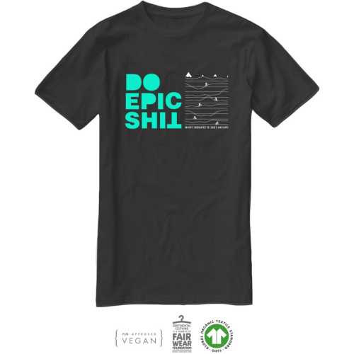 Тениска INVERT PATHS Black