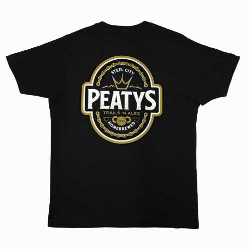 Тениска Peaty's Homebrew Black