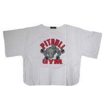 Мъжка тениска за фитнес с щампа / гръдната обиколка 116 см/