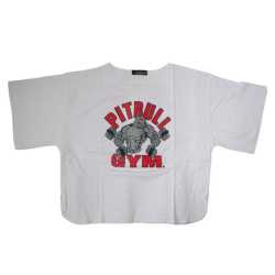 Мъжка тениска за фитнес с щампа / гръдната обиколка 116 см/