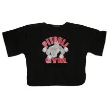 Мъжка тениска за фитнес с щампа / гръдната обиколка 116 см/