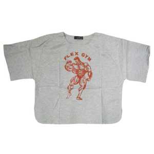 Мъжка тениска за фитнес с щампа / гръдната обиколка 116 см/