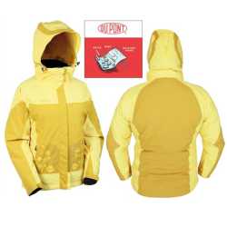 Дамско зимно яке ONE POLAR PO2141, 3 в 1, за ски и сноуборд, Жълт