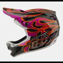 Каска full-face Troy Lee Designs D4 Carbon MIPS Torched Carbon/Magenta