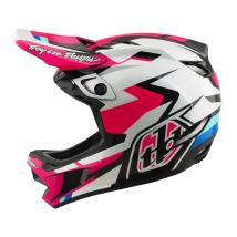 Каска full-face Troy Lee Designs D4 Polyacrylite MIPS Romaer Magenta