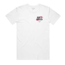 Тениска мъжка Troy Lee Designs Pink Slips бяла