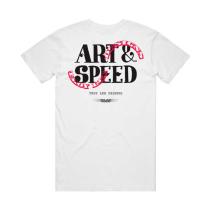 Тениска мъжка Troy Lee Designs Pink Slips бяла