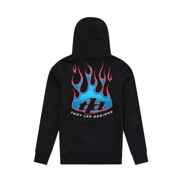 Суитшърт мъжки с качулка Troy Lee Designs Torched черен