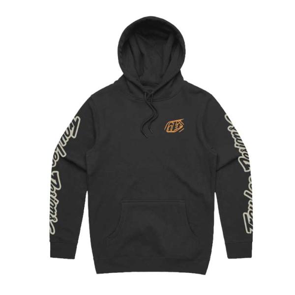 Суитшърт мъжки с качулка Troy Lee Designs Branded Carbon