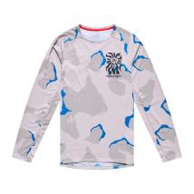Джърси за колоездене с дълъг ръкав Troy Lee Designs Skyline Pro Flow Camo Carbon