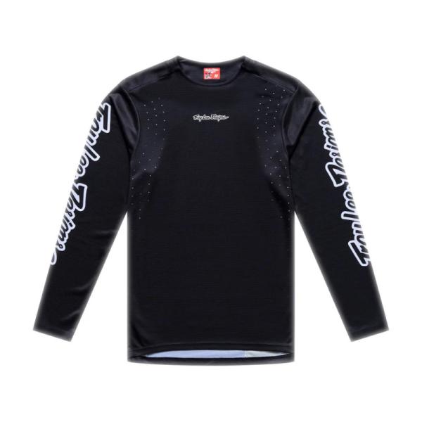Джърси за колоездене с дълъг ръкав Troy Lee Designs Sprint Pro Mono черно