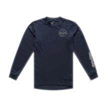 Тениска за колоездене с дълъг ръкав Troy Lee Designs Ruckus Ride Pressed Carbon