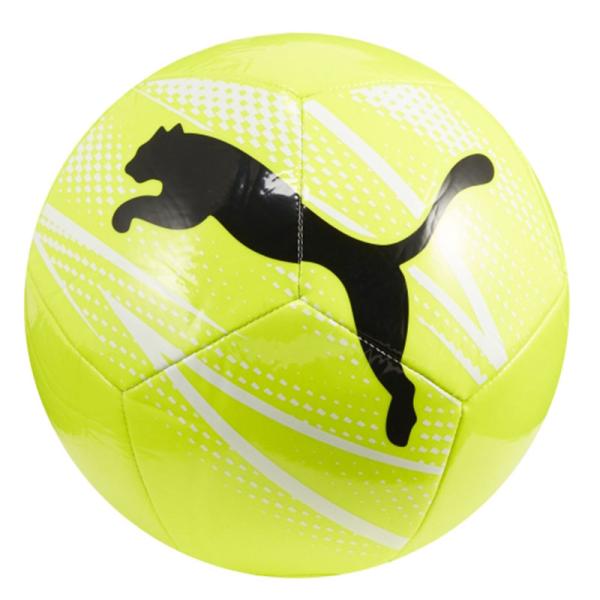 Футболна топка PUMA Attacanto Graphic, Размер 5, Електриково жълто с черно