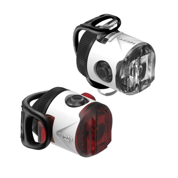 Комплект фарове Lezyne Femto USB - бели