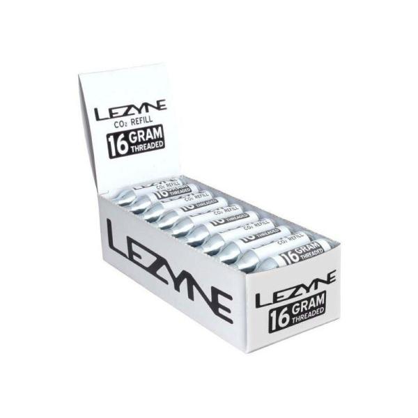 CO2 патрони LEZYNE 16G сребрист (кутия 30 бр.)