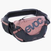 Раница EVOC Hip Pack Pro 3L + 1.5L хидратиращ балон - Dusty розов / Carbon