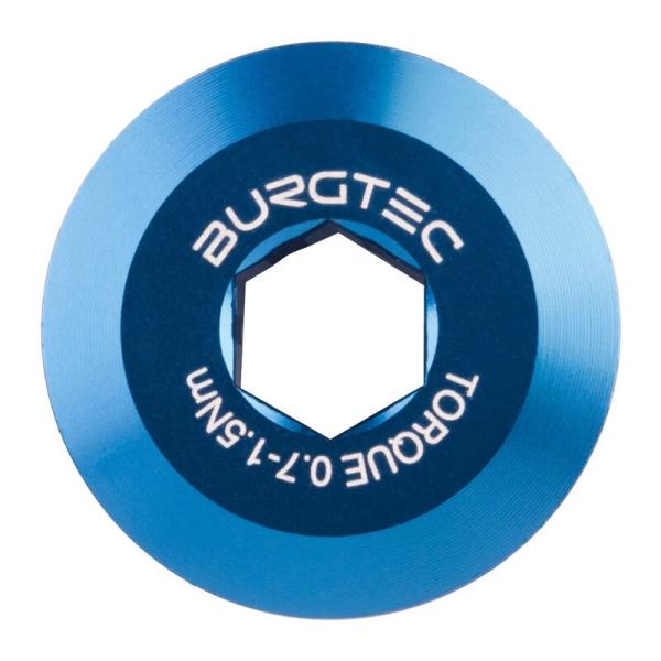 Болт за курбел BURGTEC Shimano Hollowtech II - Deep син