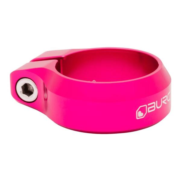 Скоба за Седалка BURGTEC - 34.9mm Диаметър - Toxic Barbie розов