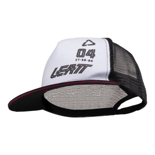 Шапка LEATT Trucker - S-XL, черно/бяло